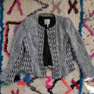 Rebecca Taylor Tailored Tweed Blazer